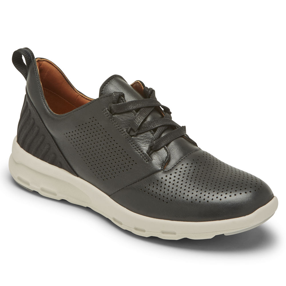 Zapatillas Rockport Mujer Mexico - Pulsetech Tie Negros - OIXVY1305